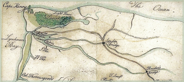 Section of PA Co Map ca 1785